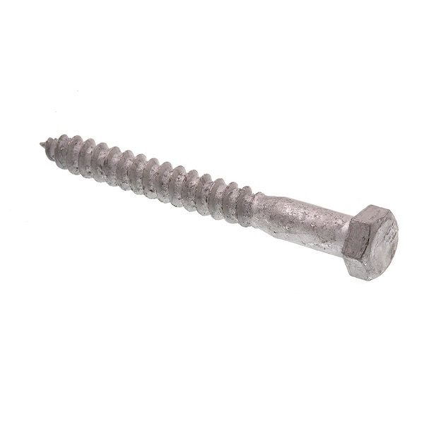 Prime-Line Hex Lag Screw 3/8in X 3-1/2in A307 Grade A Hot Dip Galvanized Steel 50PK 9056353 - main